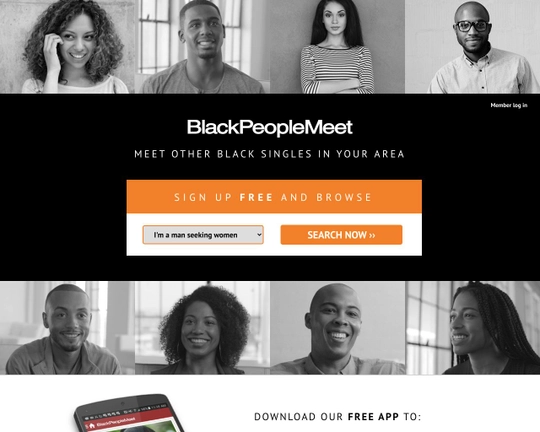 BlackPeopleMeet.com Logo