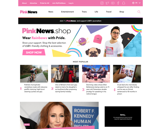 PinkNews Logo